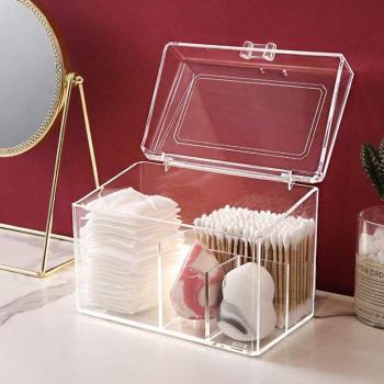 Boîte multifonctionnelle en plastique transparent pour cosmétiques