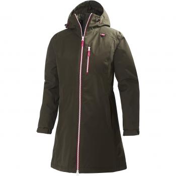 Helly Hansen Women’s Belfast W Long Olive Green Night Jacket – X-Small