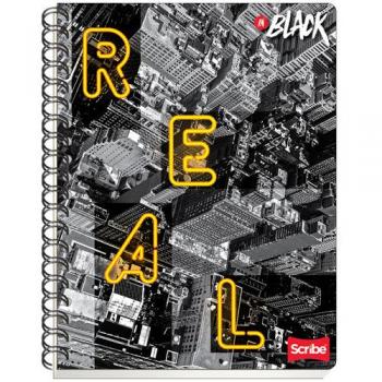Cuaderno Scribe Serie Black Profesional, Cuadro Grande, 100 hojas