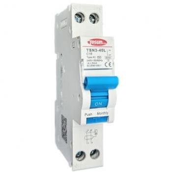 Disyuntor diferencial y magnetotérmico 1P+N 16 A 30 mA AC