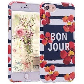 Cover Antichoque Flores iPhone 7