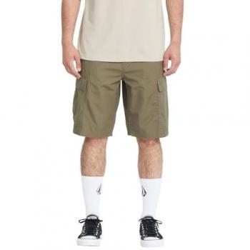 Pantalones Cortos Cargo Verde Volcom Strange Tripper 22