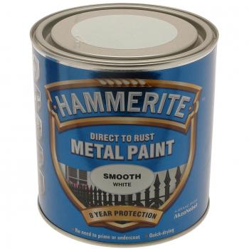 Hammerite Smooth Metal Paint White 2.5L