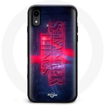 Clear iPhone XR Case featuring Stranger Things Season 4 Logo