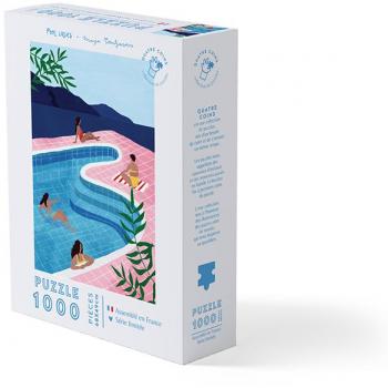 Puzzle 1000 pièces – La Petite Épicerie (Pool Ladies) – 68 × 48 cm, Maja Tomljanovic