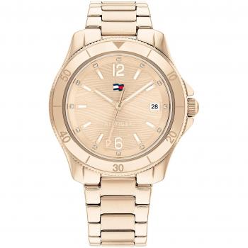 Tommy Hilfiger Rose Gold Elegant Dress Watch for Women