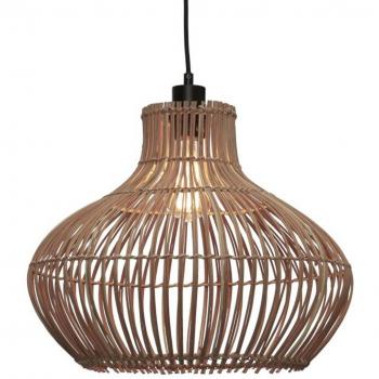 Lámpara Colgante de Estilo Natural Kalahari, 1 Luz, Altura 35 cm