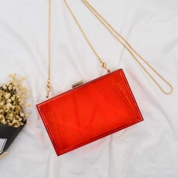 Bolso de Mano Veloz y Transparente