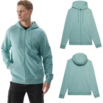 Felpa 4F M0951-47S mint con cappuccio e zip taglia XXL