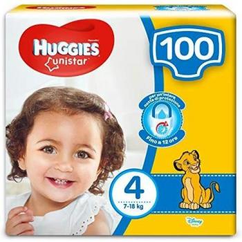 Huggies Unistar Pannolini Taglia 4 (100 Pannolini)