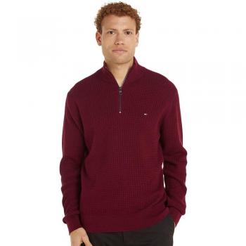 Tommy Hilfiger Pullover MW0MW36527 Dunkelrot Regular Fit