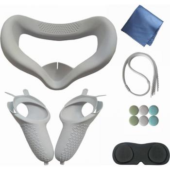 Housse de lentille en silicone pour Oculus Quest 2