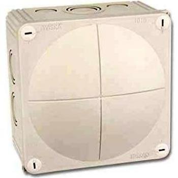 FR-Kabelabzweigkasten HFRAK100K10, RAL7035, IP66, 140x140x82 mm