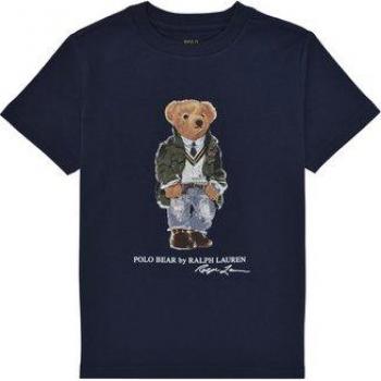 Camiseta Polo Ralph Lauren Oso Aip en Navy para Niños