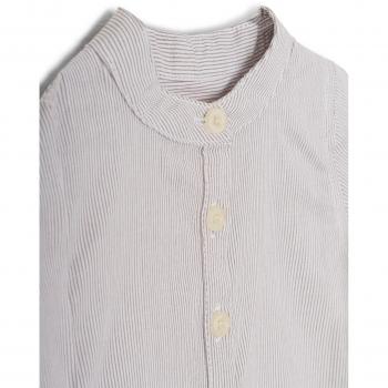 Gocco Baby-Mädchen Freizeithemd Camisa Cuello Mao DE Rayas Weiß, 12-18 meses