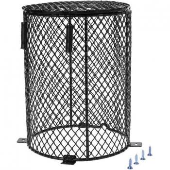 Protector de lámpara para reptiles con jaula metálica