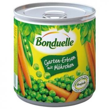 Bonduelle Erbsen-Möhren Set – 12 Dose