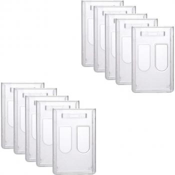 Slim Polycarbonate ID Card Holder (Vertical/Horizontal)
