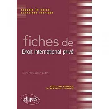 Fiches de Droit International Privé