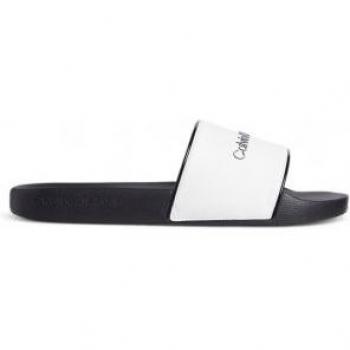 Calvino Jeans Hombre – Slide Negrita Blanca 44 para Verano