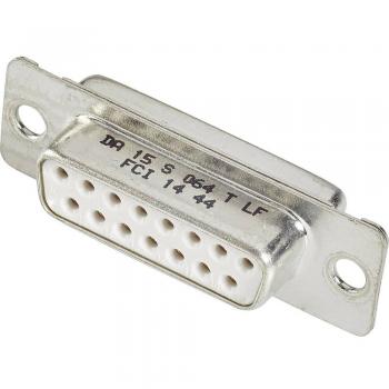 FCI D-SUB 37-Pin Connector 180° Solder Bucket