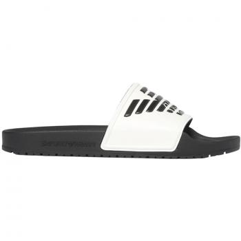 Emporio Armani Sandales Urbaines Homme Logo Noir