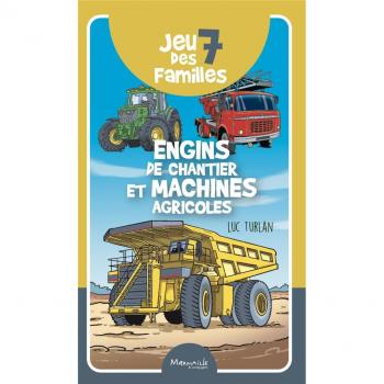 Jeu des 7 familles engins de chantiers, machines agricoles