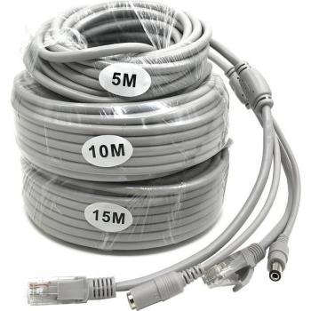 Cat5 Network Cable with Power for IP Camera and NVR