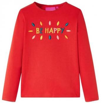 Long Sleeve Red T-Shirt for Kids 116