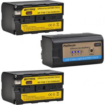 Cargador Dual LED Batmax NP-F750