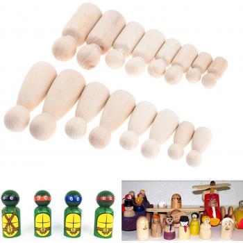 Muñecas de Madera para Manualidades