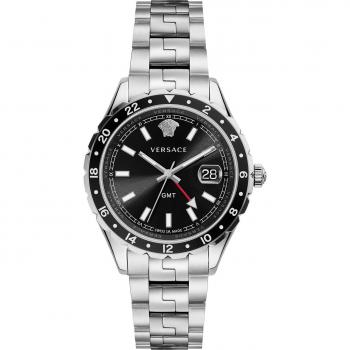 Versace Orologio Unisex V11100017 Acciaio Inox Argento/Nero