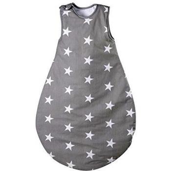 Kleinkindschlafsack 'Little Stars', 90cm, ganzjährig, atmungsaktive Baumwolle, unisex
