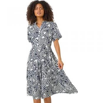 Dusky Dreamscape Midi Dress