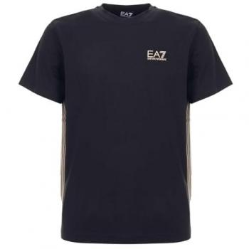 Camisa deportiva para hombres, color negro EA7 6DPT19 PJOLZ