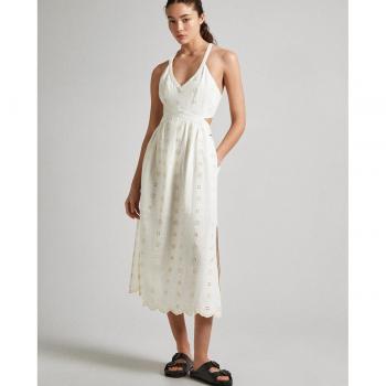 Pepe Jeans Vestito Mousse Bianco Giselle