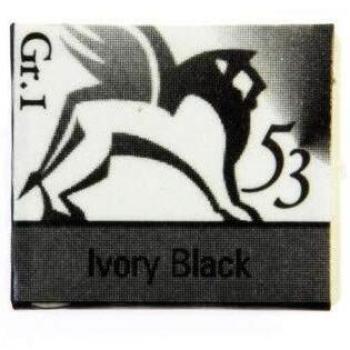 Acquerello Renesans ½ godet nero avorio 53