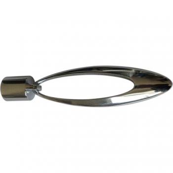 2 Pcs D20mm Long Ellipse Curtain Accessories