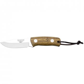 Coltello Rabbit Joker in Acciaio Inox 8,5 cm con Cache Bocote in Legno