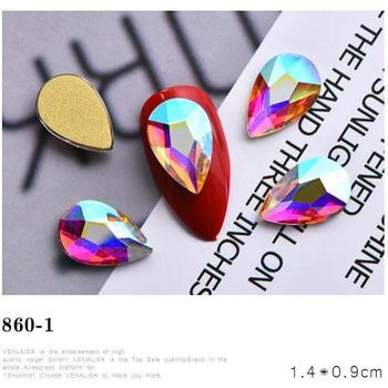 HNUIX 10 pc 3D Water Drop Nail Art Accessories