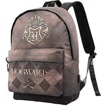 Mochila Escolar Harry Potter Gold