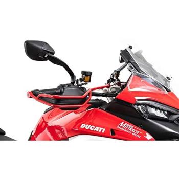 Hepco & Becker Lenkerprotektoren rot für Multistrada V4/S 2021-2024