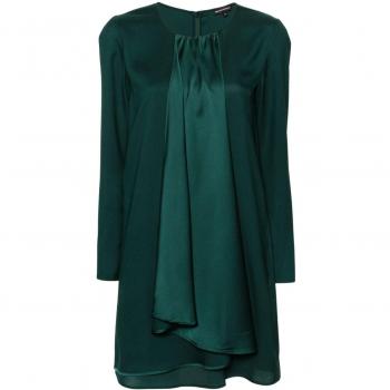Mini Abito Verde Emporio Armani Donna Taglia 42
