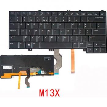 Clavier intégré pour DELL Alienware 17 R1 R2 R3 M13X M17X