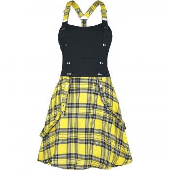 Heartless Incantación Negra Amarilla – Vestido Corto M