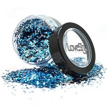 Blaues Bio-Paintglow Glitzer – 30 g Naturstoff