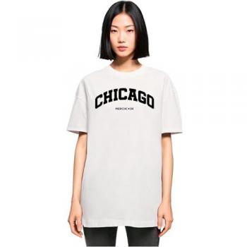 Oversized Rundhals T-Shirt Chicago