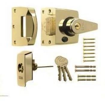 Era British Standard Nightlatch 60mm Black