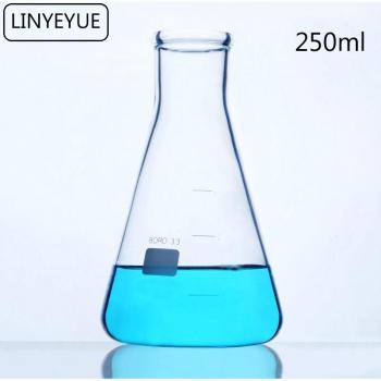 LINYEYUE 250mL Laboratory Erlenmeyer Flask