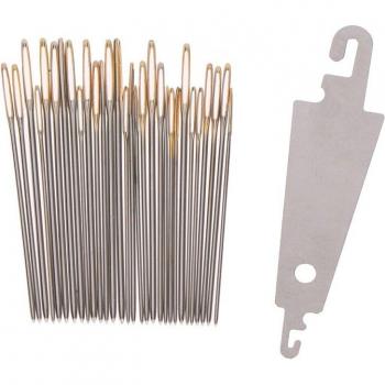 30pcs Gold Eye Needles for DIY Sewing and Embroidery Projects